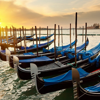 Veneza-gondola