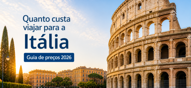Quanto custa viajar para a Itália em 2026